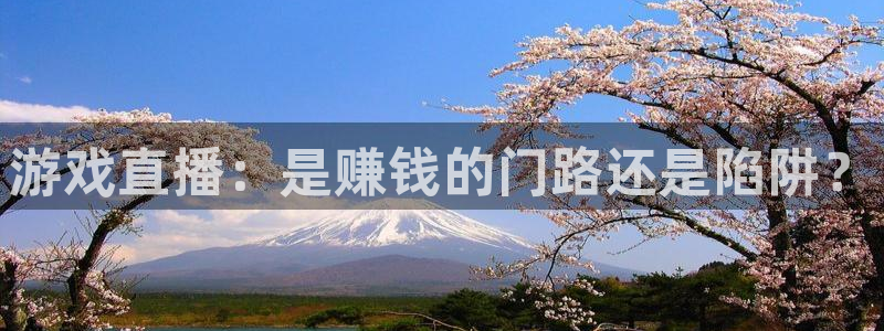 熊猫体育网址：游戏直播：是赚钱的门路还是陷阱？